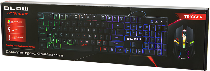 Zestaw przewodowy Blow LED TRIGGER USB Black (5900804118527) - obraz 3