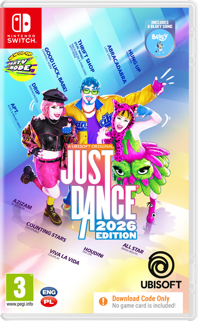 Gra Nintendo Switch Just Dance 2026 (Klucz elektroniczny) (3307216306252) - obraz 1