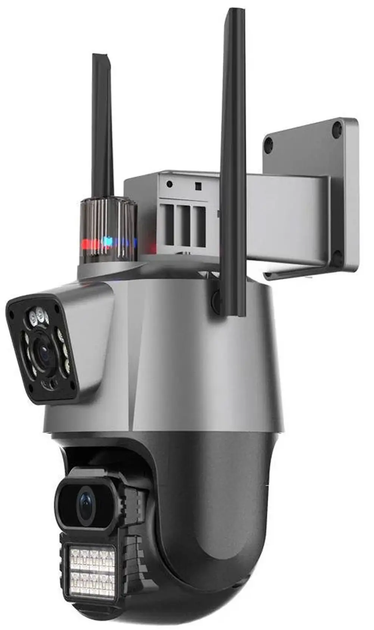 Вулична WIFI камера відеоспостереження 8MP, Full HD, з сиреною з віддаленим доступом Dual Lens (L) - Фото 9 Вулична WIFI камера відеоспостереження 8MP, Full HD, з сиреною з віддаленим доступом Dual Lens (L) - изображение 9