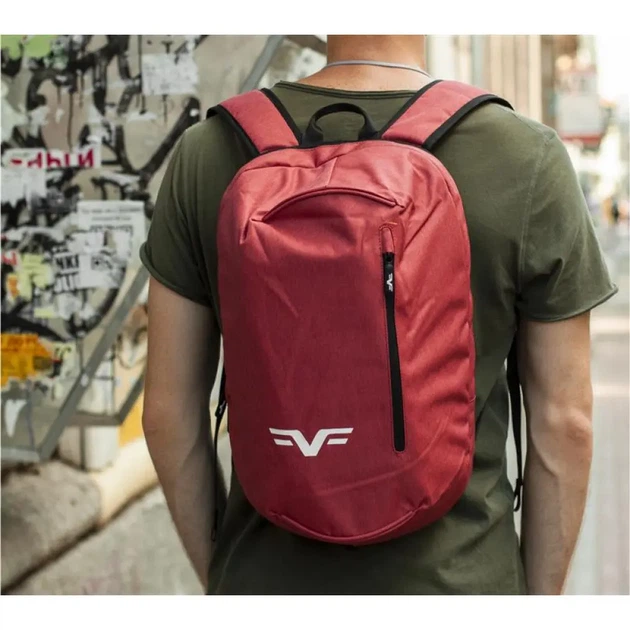 Рюкзак для ноутбука Frime Keeper Dark red 15.6" - зображення 7