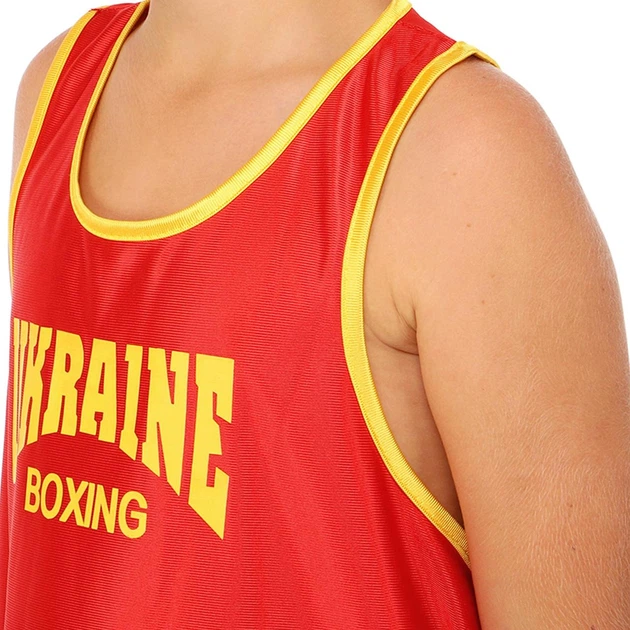 Форма для бокса детская боксерская форма Zelart Ukraine Heroe 8942 размер L (135-145см) Red-Yellow - Фото 4 Форма для бокса детская боксерская форма Zelart Ukraine Heroe 8942 размер L (135-145см) Red-Yellow - изображение 4