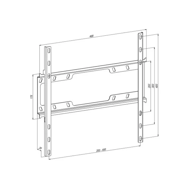 Кронштейн Simpler 48EP (VESA400х400) - Фото 2 Кронштейн Simpler 48EP (VESA400х400) - изображение 2