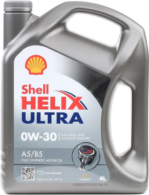 Olej silnikowy Shell Helix Ultra 0W30 4 l (5011987251762) - obraz 1
