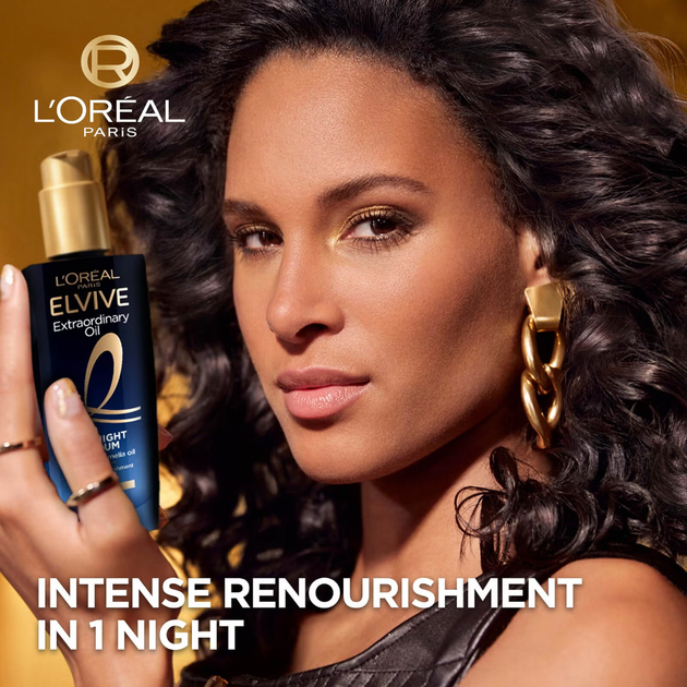 Serum nocne L'Oreal Paris Elseve Huile Extraordinaire Midnight do intensywnego odżywiania włosów 100 ml (3600524135775) - obraz 3