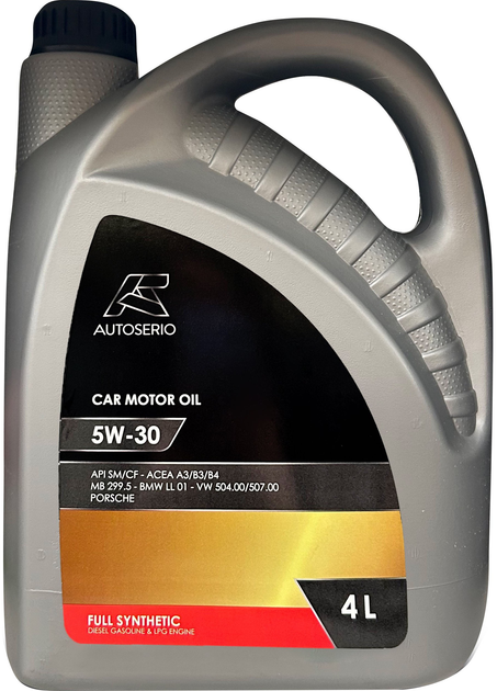 Моторне масло Autoserio 7001 5W30 4 л (8016788922153) - зображення 1
