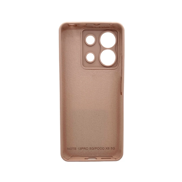 Чохол для смартфона Cosmic Silicone Case AA for Xiaomi Redmi Note 13 Pro 5G/POCO X6 5G Sand Powder (CosSilXiNo13P5GSandPowder) - изображение 3