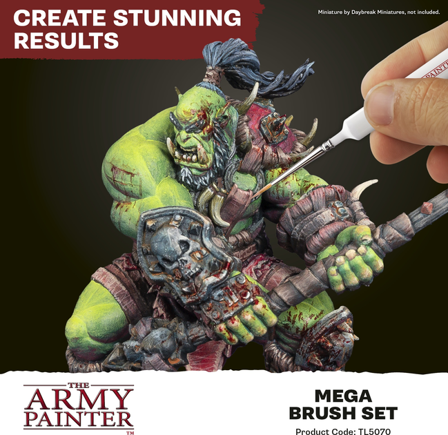Набір пензлів The Army Painter Mega Brush Set 10 шт (5713799507005) - зображення 5