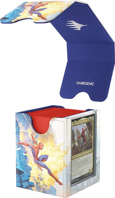 Коробка для карт Gamegenic Magic the Gathering Marvel's Spider-Man Art Squire Plus 100+ XL (4251715422342) - зображення 3