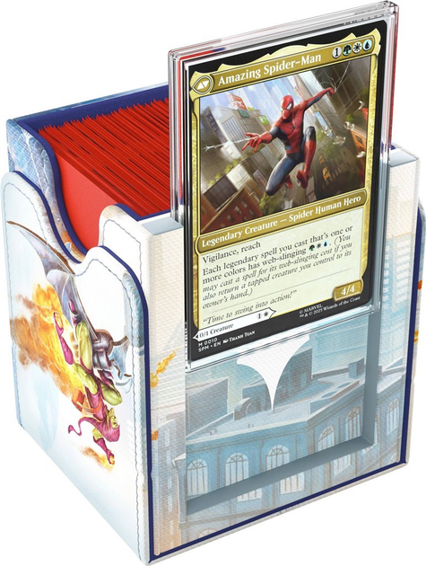 Коробка для карт Gamegenic Magic the Gathering Marvel's Spider-Man Art Squire Plus 100+ XL (4251715422342) - зображення 10