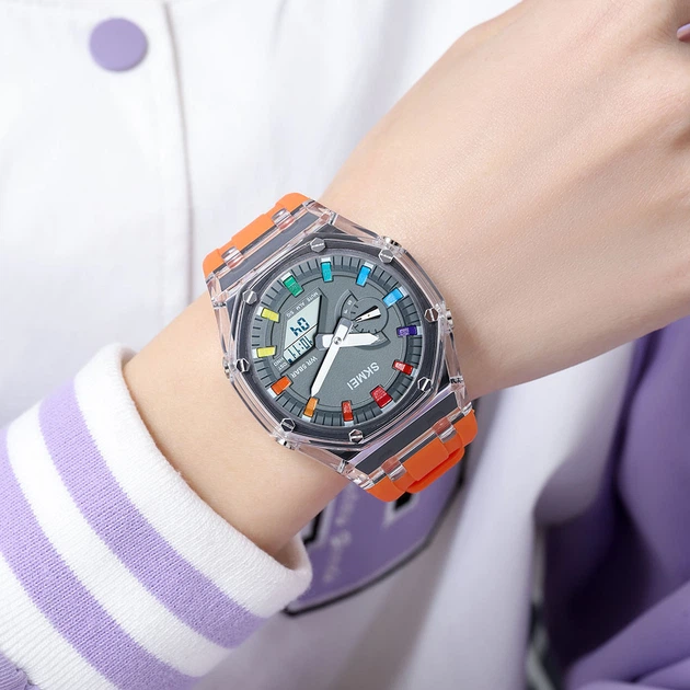 Наручний годинник Skmei 2100OG Orange SALE - зображення 4