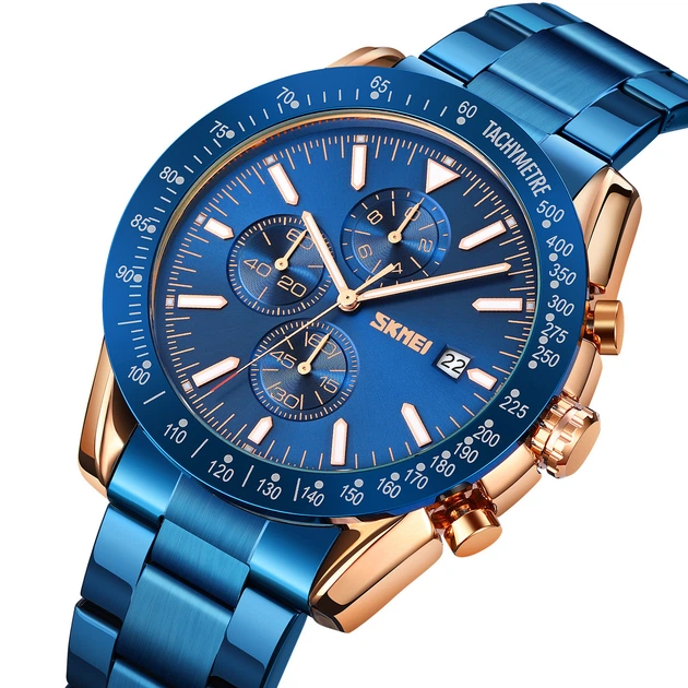 Skmei 9253RGBU Rose Gold-Blue SALE - изображение 2
