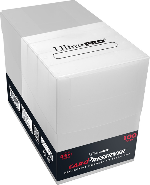 Картки для зберігання в прозорій коробці Ultra Pro 100 шт (0074427165697) - зображення 2