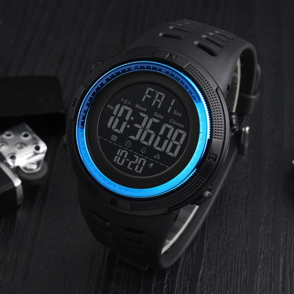 Наручний годинник Skmei 1251BU Black-Blue - зображення 3