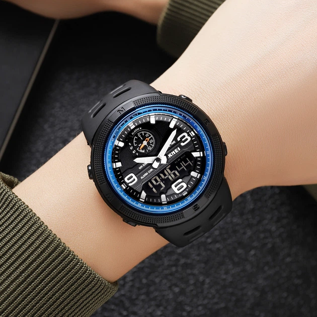 Skmei 1655BUBK Black-Blue SALE - изображение 3