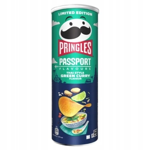 Чипсы Pringles Passport Thai style Green Curry 165 г - Фото 1 Чипсы Pringles Passport Thai style Green Curry 165 г - изображение 1