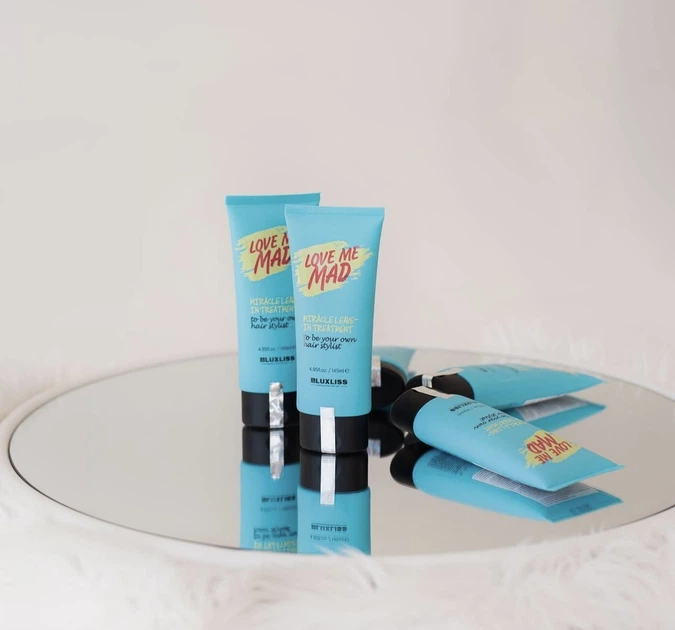 Термозахист для волосся 10 в 1 LUXLISS LOVE ME MAD MIRACLE Leave