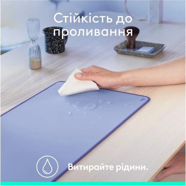 Коврик для мыши Logitech Desk Mat Studio Series Lilac (956-000149) - изображение 10