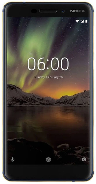 Мобильный телефон Nokia 6.1 Dual Sim 4/64GB Blue – фото, отзывы