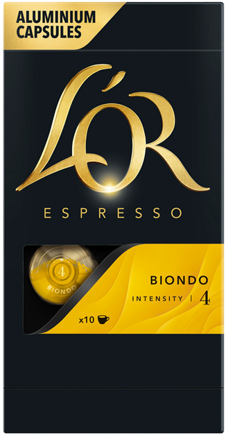 Кава в капсулах Nespresso L'OR Espresso Biondo 10 капсул Espresso Biondo - изображение 2