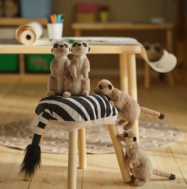 Мягкая игрушка Сурикат, 20 см, SANDLOPARE IKEA 706.030.64 - Фото 4 Мягкая игрушка Сурикат, 20 см, SANDLOPARE IKEA 706.030.64 - изображение 4