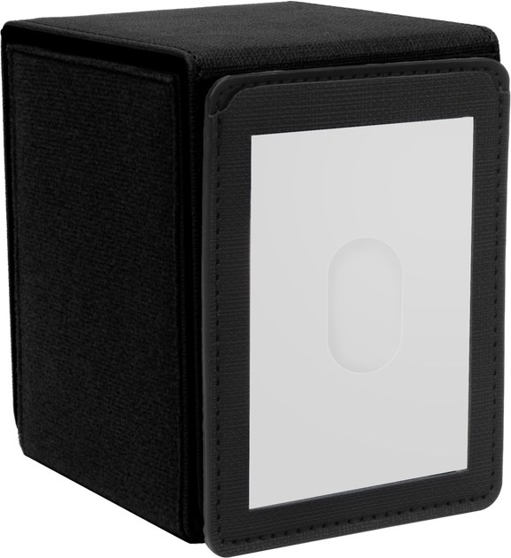 Коробка для карток Ultra Pro Patchcraft Alcove Flip Deck Box Чорна (0074427166403) - зображення 2