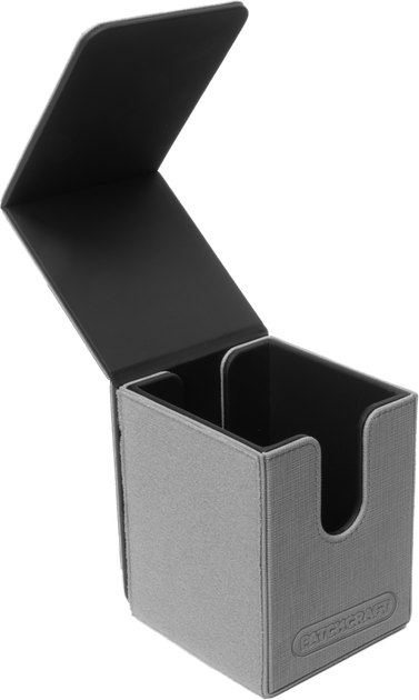 Коробка для карток Ultra Pro Patchcraft Alcove Flip Deck Box Сіра (0074427166410) - зображення 3