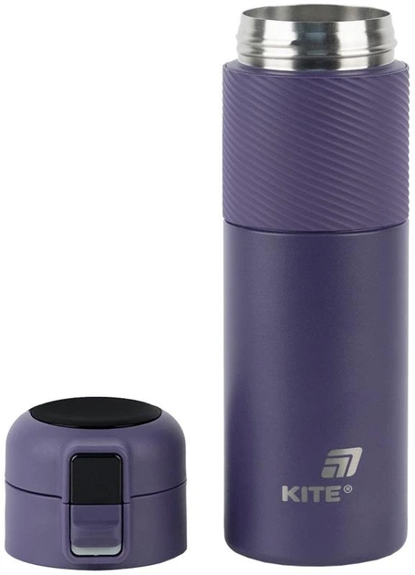 Термос Kite с термодатчиком 450 мл фиолетовый (K25-1227-3) - Фото 4 Термос Kite с термодатчиком 450 мл фиолетовый (K25-1227-3) - изображение 4