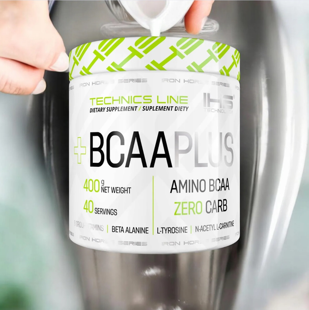 Амінокислота Iron Horse BCAA PLUS 400 г Лемон (5901703241033) - зображення 2