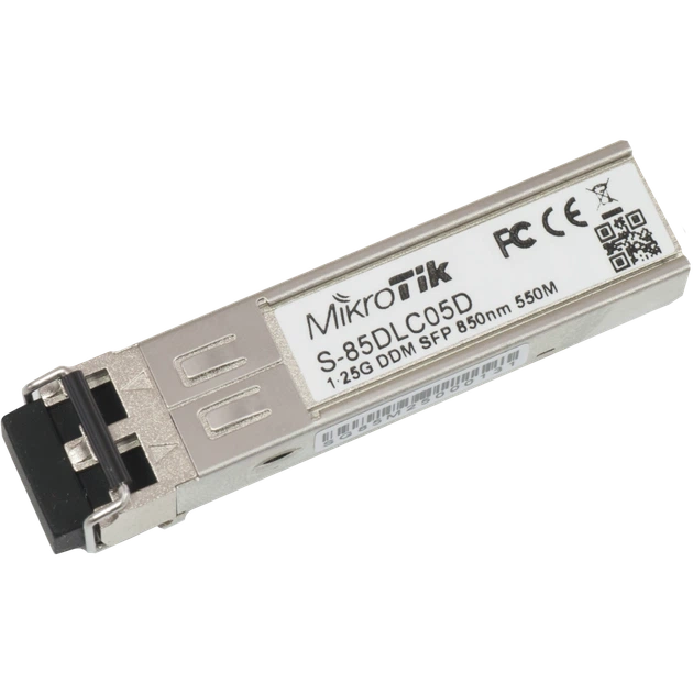 Оптический модуль SFP MikroTik S-85DLC05D 1.25G 850nm 550 м - Фото 1 Оптический модуль SFP MikroTik S-85DLC05D 1.25G 850nm 550 м - изображение 1