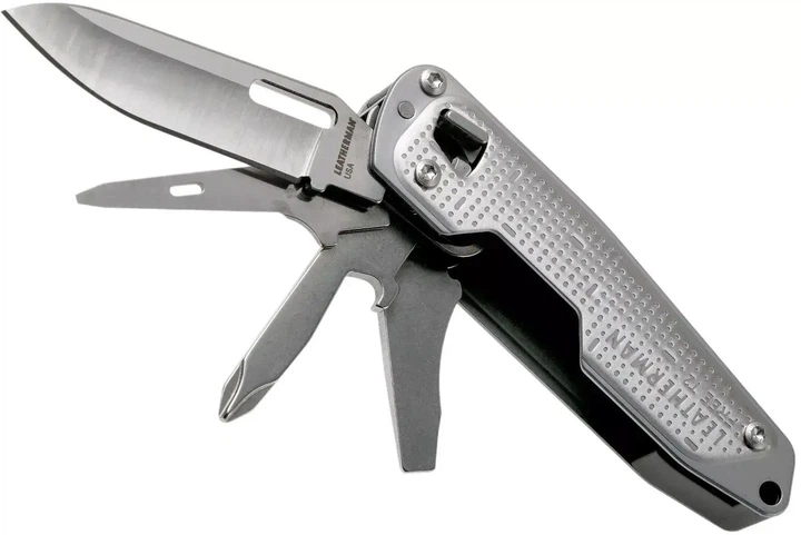 Мультитул Leatherman Free T2 EDC компактный одноручное открывание сталь 420HC Silver - Фото 3 Мультитул Leatherman Free T2 EDC компактный одноручное открывание сталь 420HC Silver - изображение 3