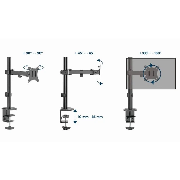 Кронштейн для монітора Gembird MA-D1-03 17-32" 9 кг - Фото 3 Кронштейн для монітора Gembird MA-D1-03 17-32" 9 кг - зображення 3