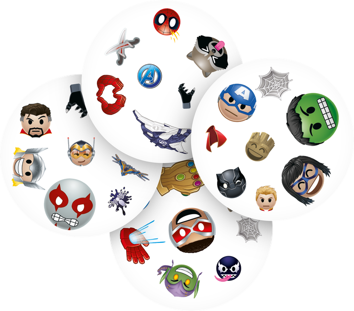 Настільна гра Rebel Dobble Marvel Emoji (польське видання) (3558380134213) - зображення 5