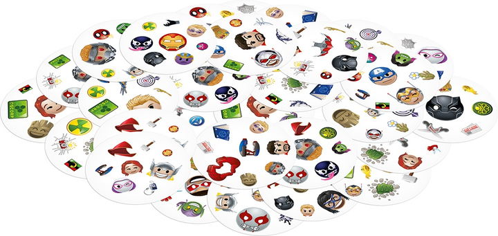 Настільна гра Rebel Dobble Marvel Emoji (польське видання) (3558380134213) - зображення 7