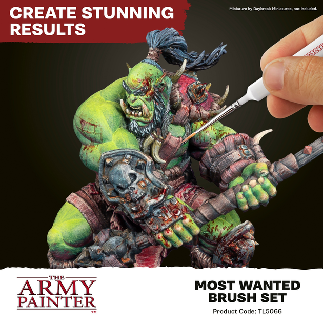 Zestaw pędzli The Army Painter Most Wanted Brush Set 3 szt (5713799506602) - obraz 4