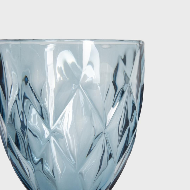Zestaw kieliszków Homla LUNO do wina niebieskie 340 ml 4 szt (5906496748202) - obraz 3