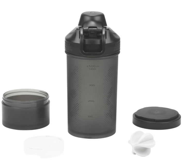 Шейкер UZSPACE Shaker Fitseven Infinity 500 мл черный - Фото 4 Шейкер UZSPACE Shaker Fitseven Infinity 500 мл черный - изображение 4