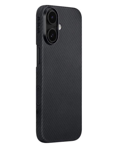 Чехол Pitaka Ultra-Slim Twill Black/Grey для iPhone 17 - Фото 2 Чехол Pitaka Ultra-Slim Twill Black/Grey для iPhone 17 - изображение 2