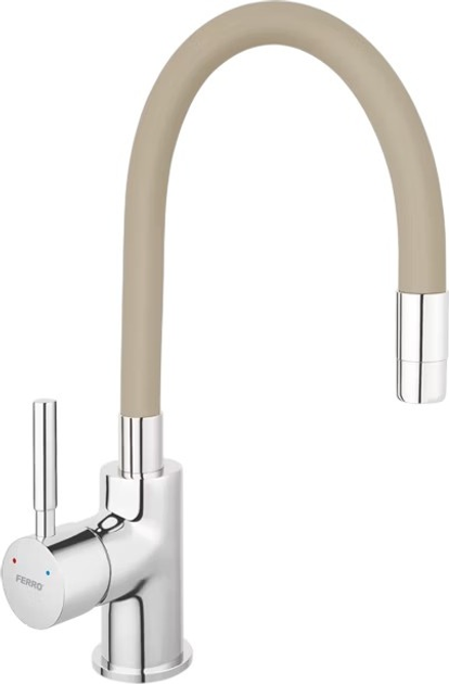 Кухонний змішувач Ferro Zorba BZR4P Бежевий - зображення 1