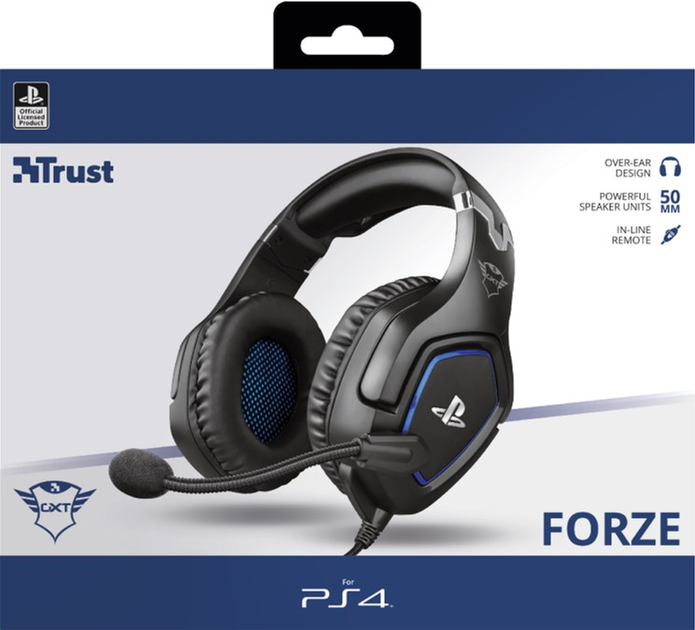 Sluchawki Trust GXT 488 FORZE PS4 Czarne (23530) (955555912232517) - Outlet - obraz 9
