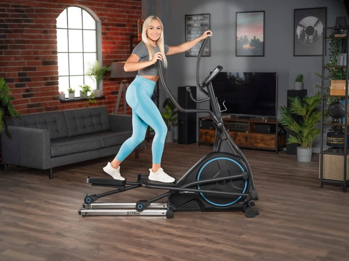 Орбітрек Hop-Sport HS-160CF Stage електромагнітний синій - зображення 4