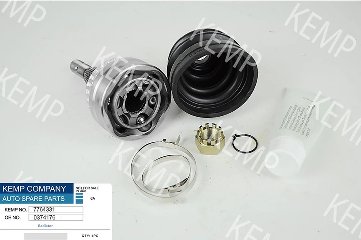Автозапчастина ШРУС Opel Vectra 2,0 abs наруж 0374176 KEMP - Фото 1 Автозапчастина ШРУС Opel Vectra 2,0 abs наруж 0374176 KEMP - изображение 1