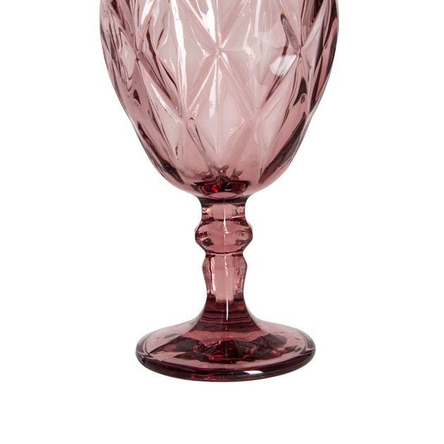 Zestaw kieliszków Homla LUNO do wina różowy 340 ml 4 szt (5906496748219) - obraz 3