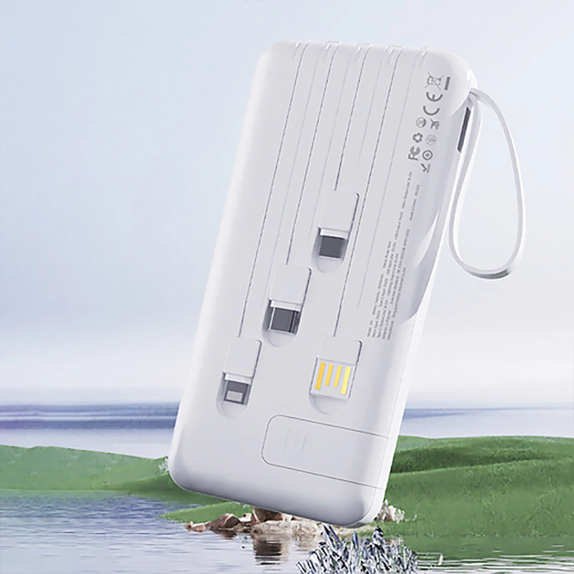 УМБ Dudao K11 Pro 20000 mAh 10W White (6977196681884) - зображення 3