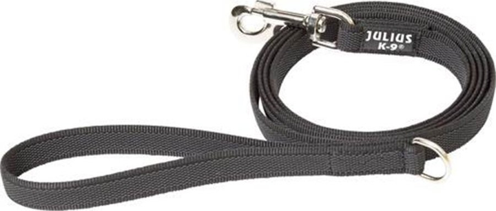 Smycz dla psów Julius K9 Antislip 1.8 m Czarna (5999053655938) - obraz 1