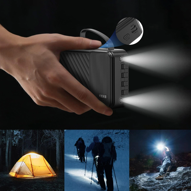 УМБ Dudao K11 Max 30000 mAh 10W Black (6977196681914) - зображення 6