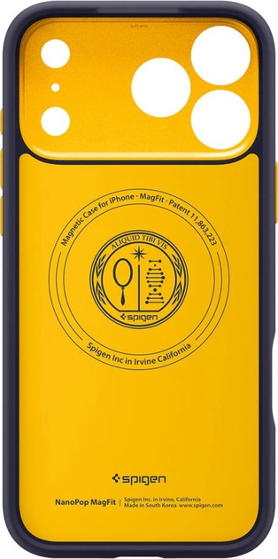 Панель Spigen Nano Pop MagSafe Сase для Apple iPhone 17 Pro Navy Blue (8800283314588) - зображення 4