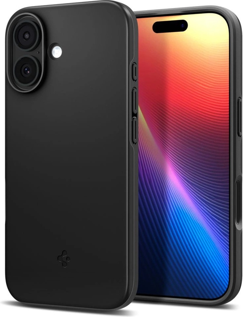 Etui plecki Spigen Thin Fit MagSafe Case do Apple iPhone 17 Black (8800283315059) - obraz 2
