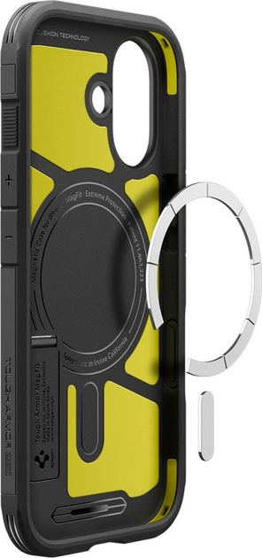 Панель Spigen Tough Armor "T" MagSafe Case для Apple iPhone 17 Black (8800283315233) - зображення 10
