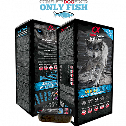 Корм для собак напіввологий Alpha Spirit Wild Only Fish Box беззерновий (200г х45) 9 кг (as3002209) - зображення 2