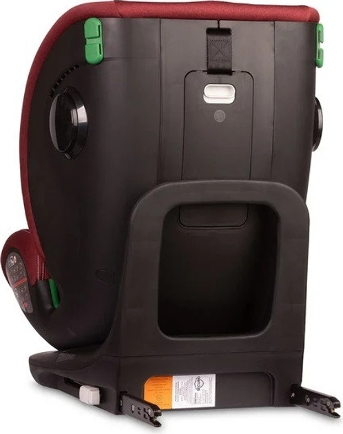 Fotelik samochodowy Caretero Securo I-Size Isofix od 40 cm do 150 cm Burgundy TERO-18555 (5903076320476) - obraz 4